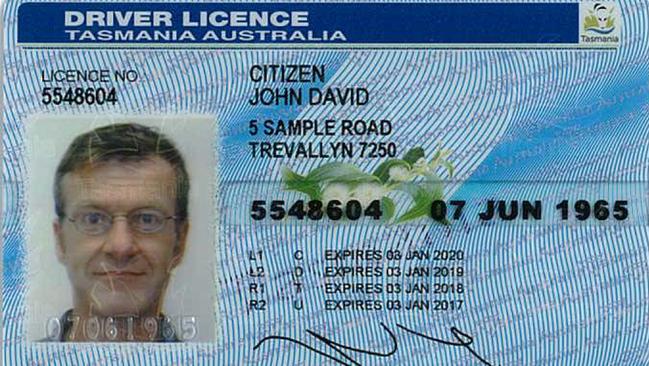 Driver licence Tasmania