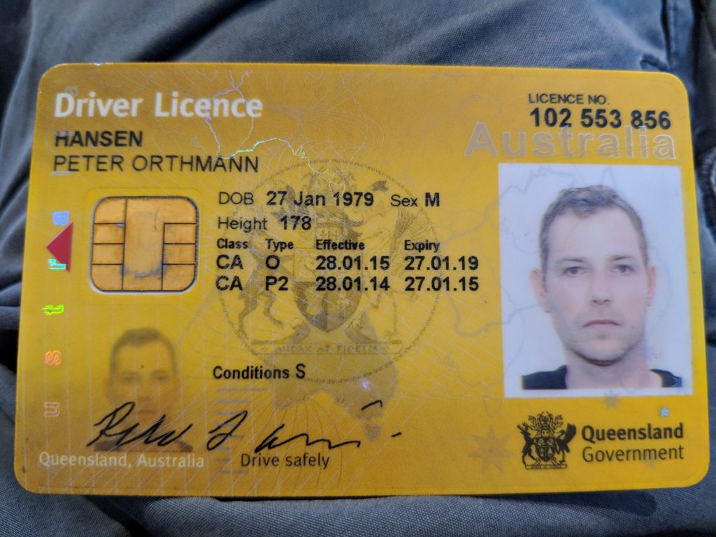 Queensland drivers licence